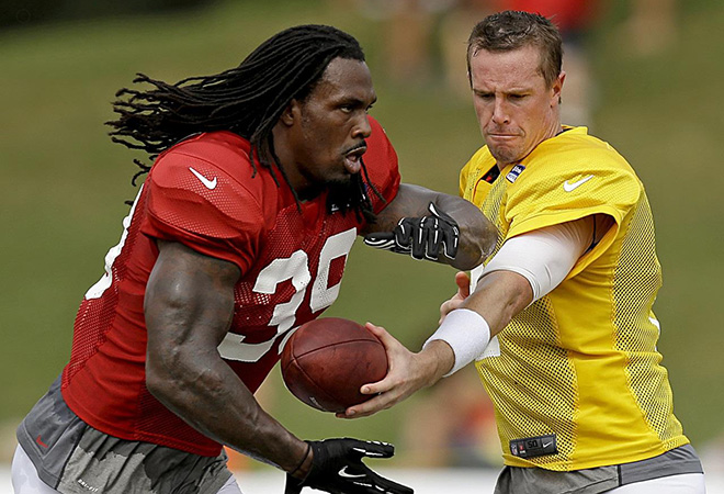 Matt Ryan is eager to see what SJ39 & the Falcons offense will do at full health this season.