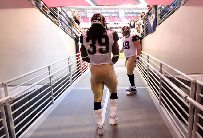 Steven led the Rams to Arizona and gave them another stellar performance with 130 yards rushing (Getty Images).