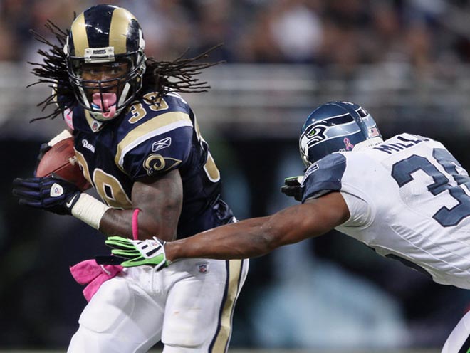 Steven Jackson has rushed for 100 yards in three straight games entering Sunday's game against Seattle.