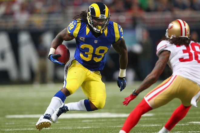The Rams now carry an undefeated division mark through five games, with one left to go (Getty Images).