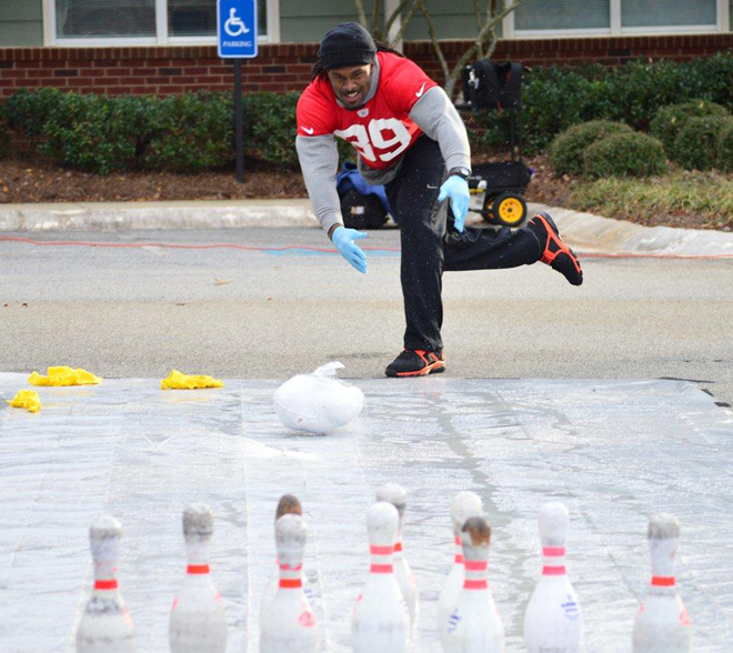 The Turkey Bowl was a fun bonding event for our running back group, but I was glad to come away victorious too.