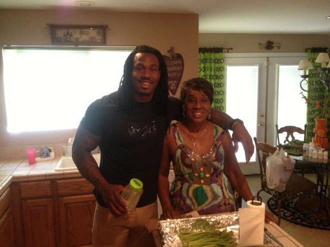 Cooked a healthy Mother's Day meal for my mom.