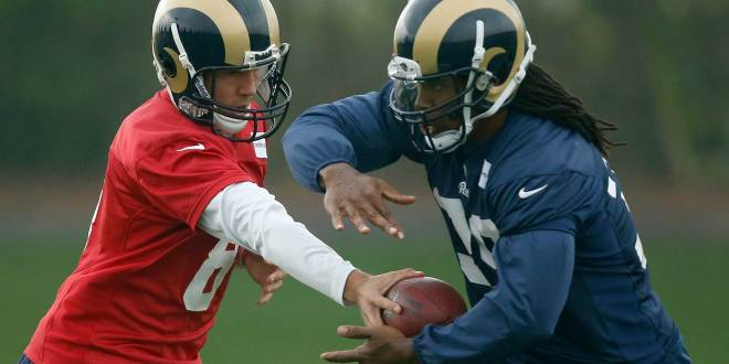 The Rams made the trip early and did all their game prep across the pond to acclimate to the conditions (AP Photo).