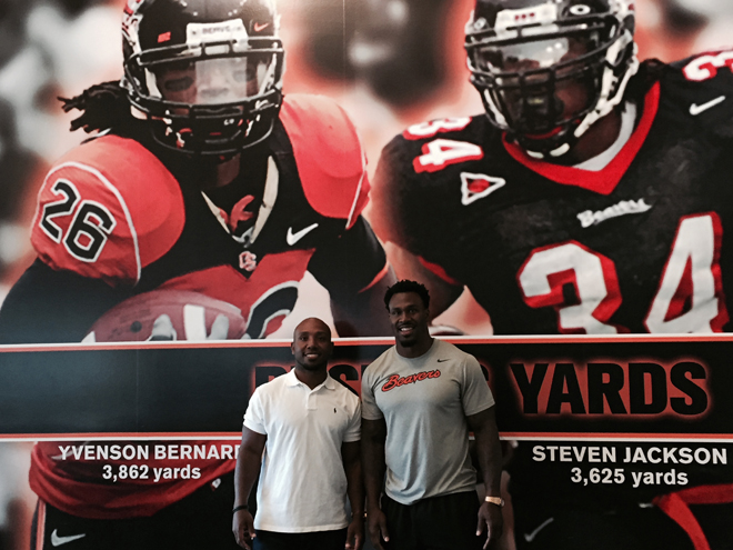 I returned to Corvallis last month to visit the Oregon State Football team and continue building a bridge with the athletic department and alumni.