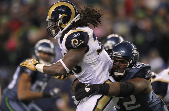 Steven and the Rams will face a tough Seattle defense on Sunday, with the chance to break even with a win (Getty Images).